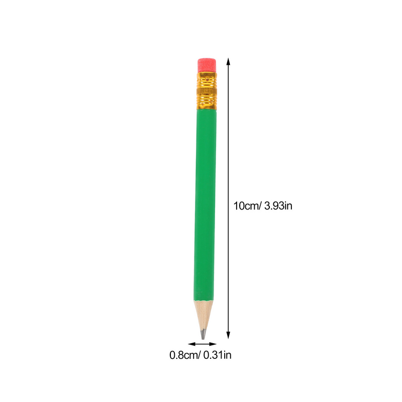 أقلام رصاص قصيرة ، رسم صغير ، لوازم مدرسية ، جيب خشبي ، جولف للطلاب ، 72 عرض