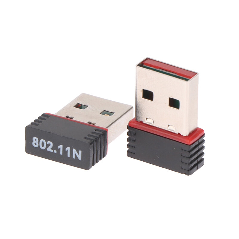 بطاقة شبكة لاسلكية واي فاي صغيرة بمنفذ USB بطاقة شبكة واي فاي 802.11b/g/n RTL8188 محول بطاقة شبكة للكمبيوتر المكتبي والكمبيوتر الشخصي 150Mbps