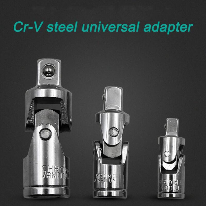 360 Degree Socket Wrench Joint Swivel Knuckle Joint Air Impact Wobble Socket Adapter Hand Tools 1/2 3/8 1/4