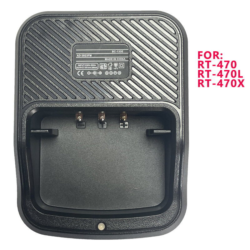 شاحن بطارية نوع سطح المكتب (مع منفذ USB-C) لراديو Radtel RT-470 RT-470L اتجاهين
