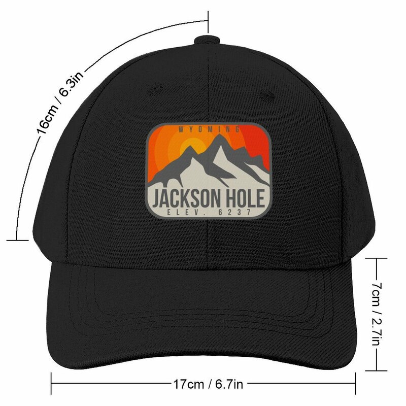 جاكسون حفرة Wyoming-خمر المغامرة قبعة بيسبول للرجال والنساء ، قبعة مضحكة ، القبعات الرجعية ، التزلج على الجليد ، التزلج