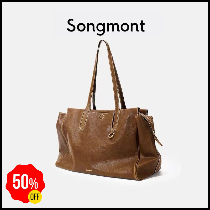 Songmont-حقيبة محمولة ذات سعة كبيرة ، حقيبة كتف واحدة بسيطة ، سعة كبيرة أصلية ، طراز جديد ، عصرية