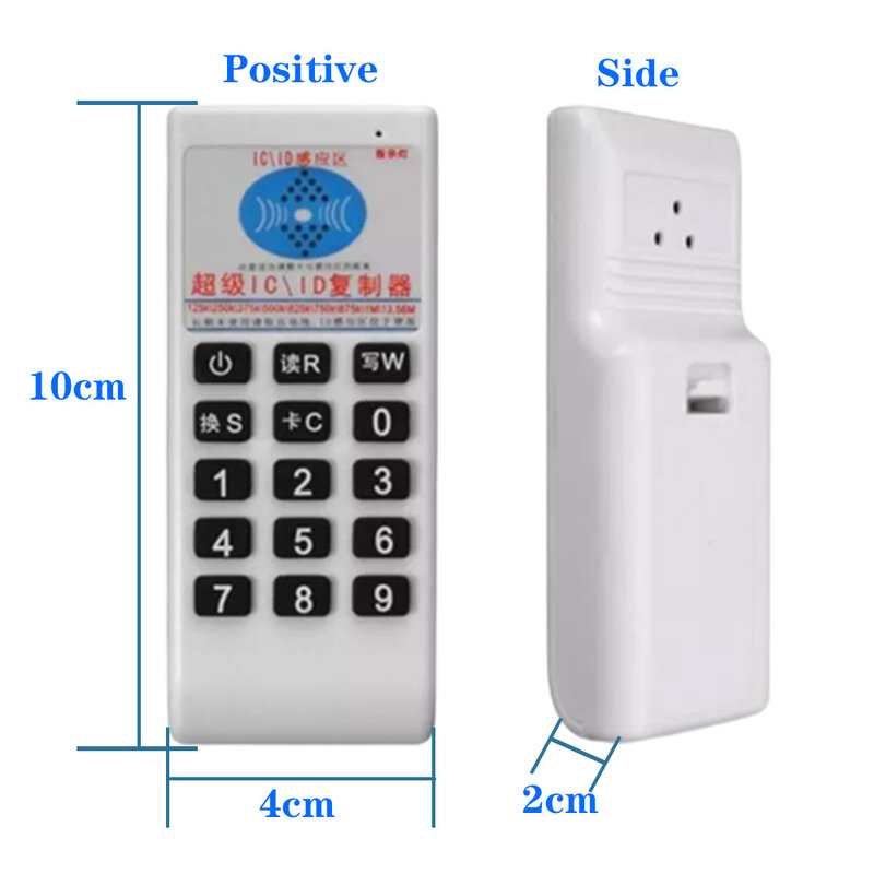 2022 NFC 5 تردد مبرمج قارئ محمول لبطاقة تحديد الهوية بموجات الراديو قارئ بطاقات الذكية 13.56Mhz UID علامة الكاتب 125Khz T5577 مفتاح ناسخة IC ID الناسخ