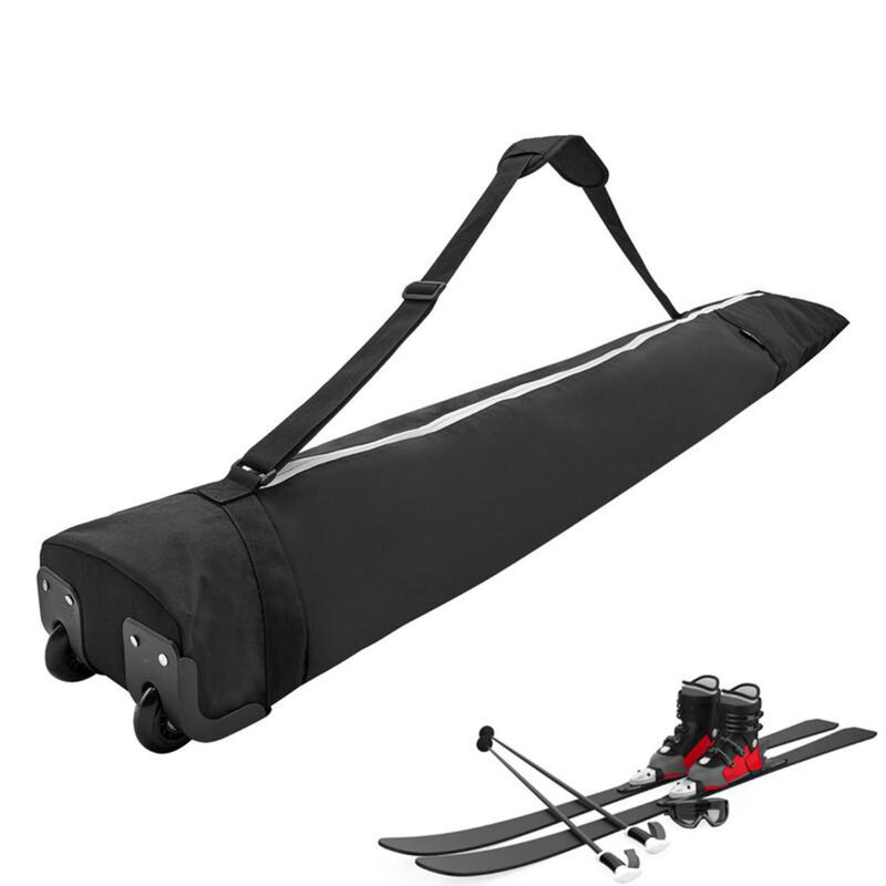 حقيبة تخزين بعجلات ، قماش أكسفورد ، حقيبة ألواح التزلج ، التزلج على الجليد ، سعة كبيرة ، اكسسوارات رياضية خارجية ، 194x32cm