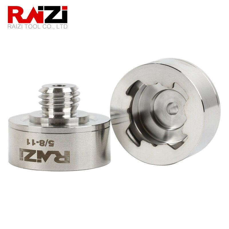 Raizi X قفل محول إلى M14 أو 5/8-11 الموضوع ل الماس الأساسية مثقاب رأى القرص X قفل طاحونة محول محول عالمي