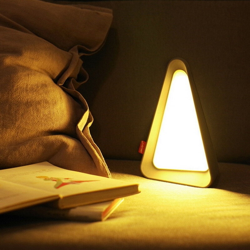 محمول Usb قابلة للشحن عكس الضوء الاستشعار عكس الضوء Led ليلة ضوء الجدول السرير القراءة مصباح غرفة نوم غرفة الضيوف مكتب