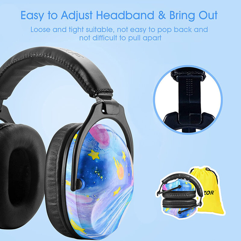 HOCAZOR الاطفال حماية الأذن للأذنين للأطفال التوحد السمع القضايا الحسية الحد من الضوضاء الأذن إفشل حماية السمع