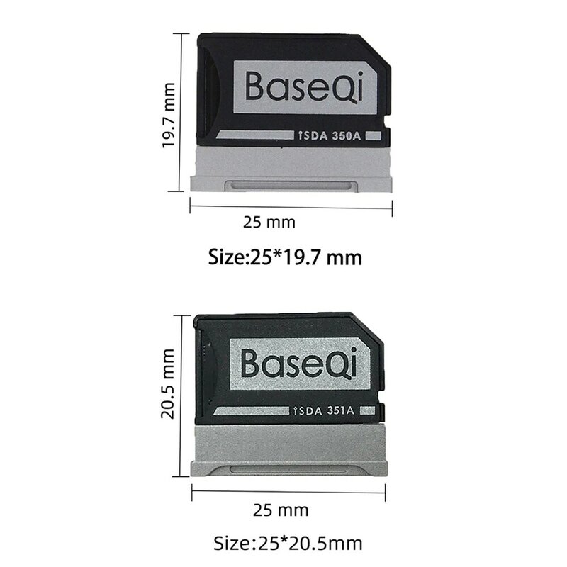 BaseQi لمايكروسوفت السطح Book1/2/3 13.5 بوصة مايكرو SD محول سطح كتاب II/II 15 ''الألومنيوم minid5v 350A