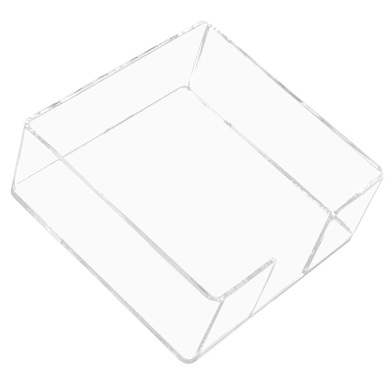 صندوق مناديل أكريليك شفاف ، موزع استخراج الورق ، موزع مناديل شفاف ، ديكور المنزل والفندق