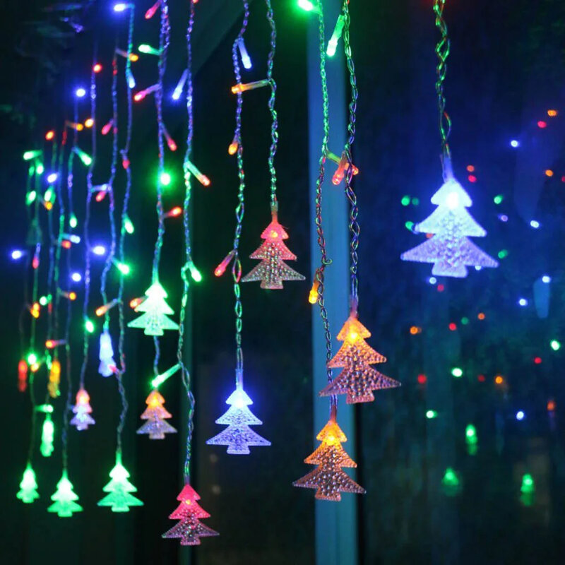 Led ضوء جارلاند لحفل الزفاف ، 5 متر ، أضواء الجنية ، مع جهاز التحكم عن بعد ، الستار ، حديقة ، الفناء ، زينة عيد الميلاد
