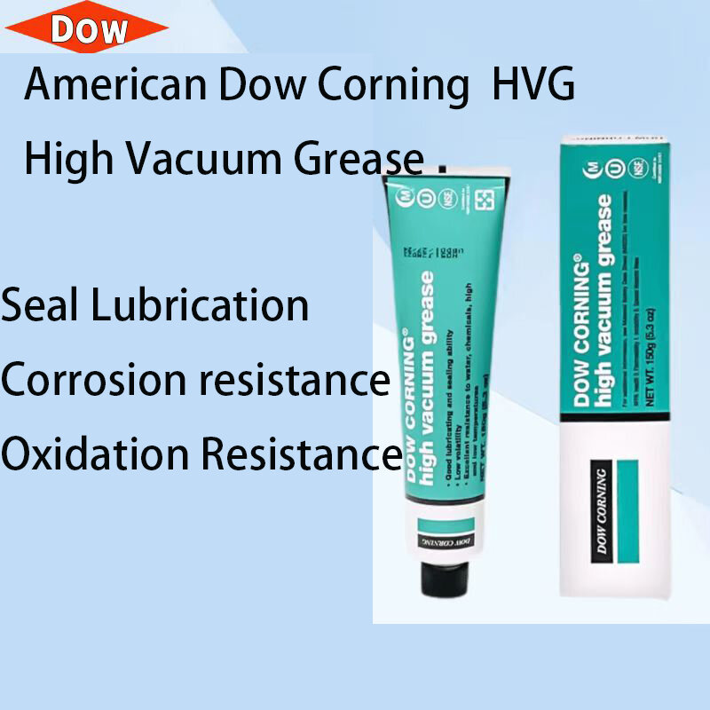 شحم عالي الفراغ أمريكي من Dow Corning ، شحم سيليكون محكم الغلق شفاف ، أبيض ، HVG ، cv ، way g