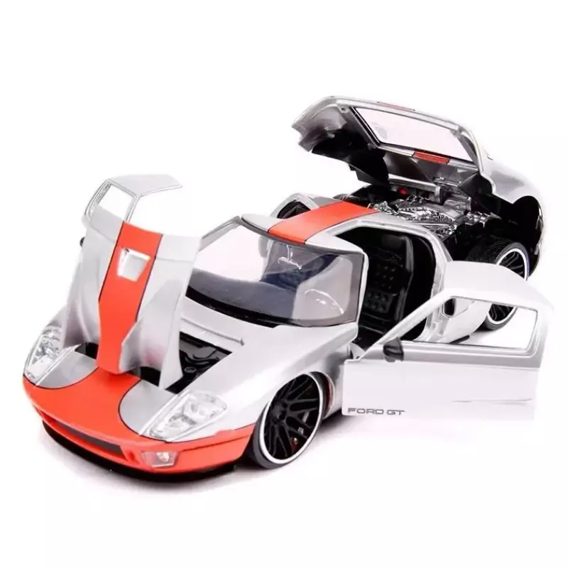 نموذج سيارة رياضية من سبيكة فورد جي تي ديست ، محاكاة ، ألعاب للأولاد ، هدية عيد ميلاد ، J117