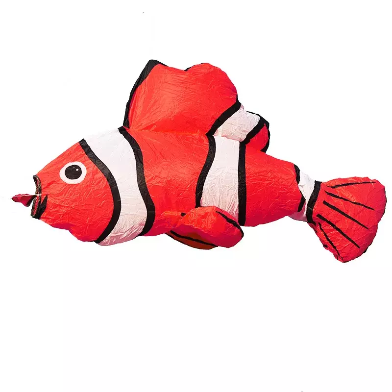 Nimo Clownfish معلقة طائرة ورقية ، في الهواء الطلق قوة طائرة ورقية ، مقاوم للماء ومقاومة المسيل للدموع ألعاب قابلة للنفخ ، ثلاثية الأبعاد ، 2.45 متر ، القماش المقاوم للدموع