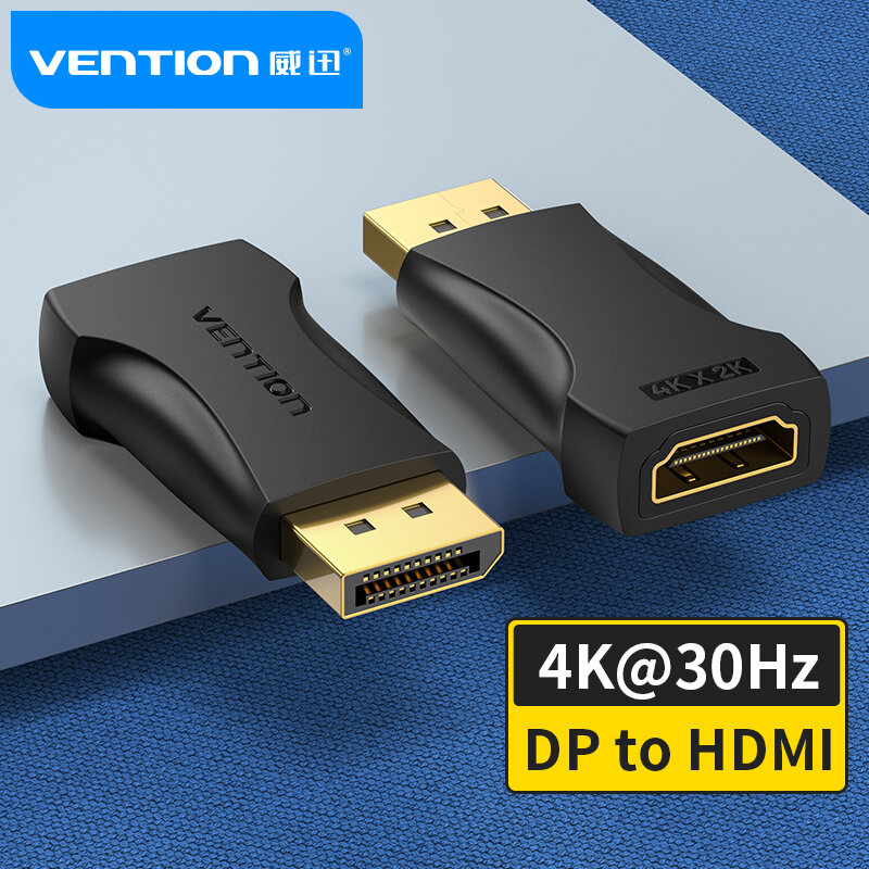 Vention-محول DP إلى HDMI ، محول 4K30Hz ، ذكر إلى HDMI ، أنثى ، للكمبيوتر الشخصي ، الكمبيوتر المحمول ، جهاز العرض
