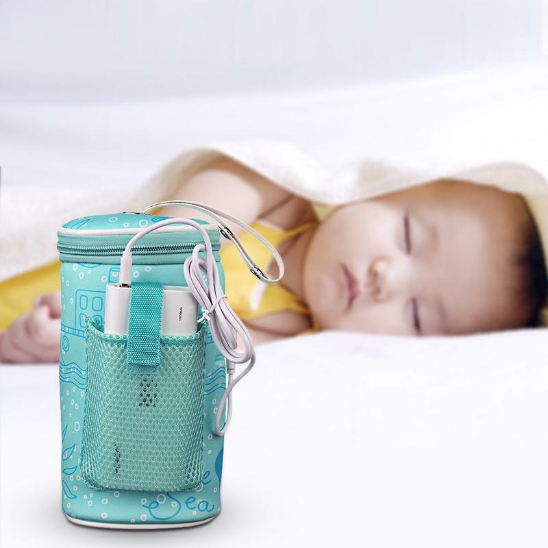 الطفل زجاجة الحرارة حارس USB دفئا حقيبة للطفل زجاجات المحمولة الرضع تغذية زجاجة حقيبة العزل ترموستات الحرارة حارس