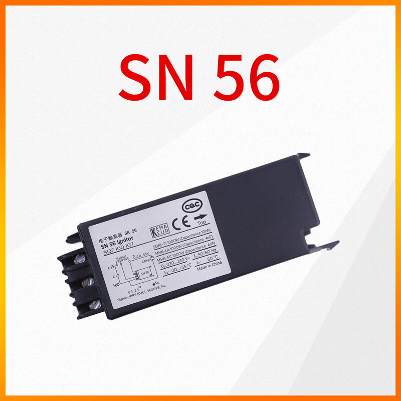الزناد الإلكتروني SN56 Lgnitor ، معدن هاليد مصباح بداية لشركة فيليبس SN 56