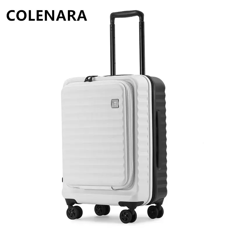كولينارا-حقيبة تروللي بفتحة أمامية ، حقيبة كمبيوتر محمول ، حقيبة أمتعة مقصورة ، حقيبة سفر بعجلات ، جودة عالية ، 20 "24" 28"