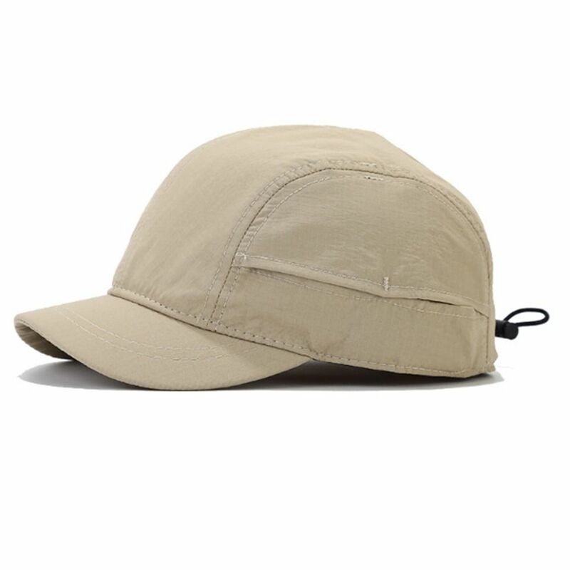 قبعات بيسبول قابلة للتعديل للرجال والنساء ، قبعة أبي جولف بحافة قصيرة ، حماية من الشمس ، سناباك سريع الجفاف ، أزياء قطنية