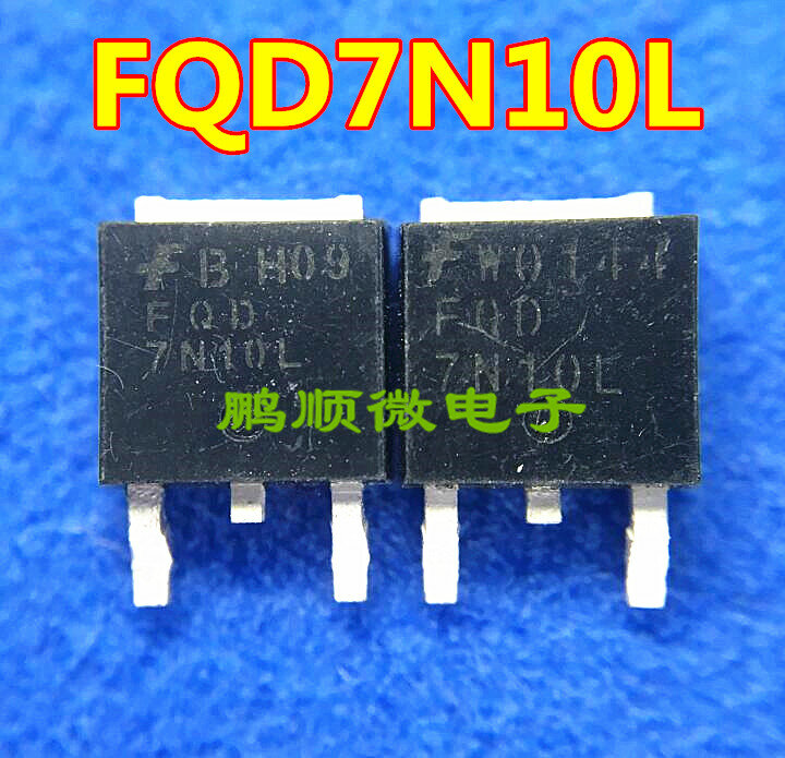 20 قطعة الأصلي الجديد FQD7N10L TO-252 100 فولت 7A N-قناة MOSFET في الأوراق المالية