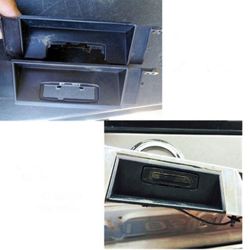 قوس حافة مفتاح الصندوق الخلفي الأسود ، إطار لوحة مفاتيح لنيسان X-Trail-سيور ، 2