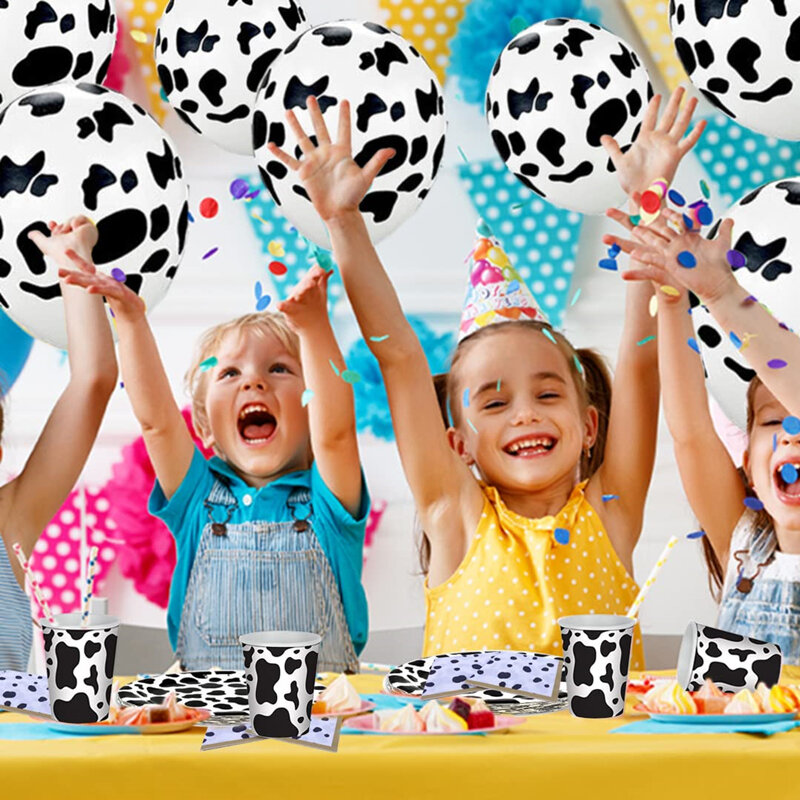 بالونات البقر مضحك البقرة طباعة بالونات للأطفال حفلة الغربية كاوبوي موضوع الاطفال عيد ميلاد الديكور