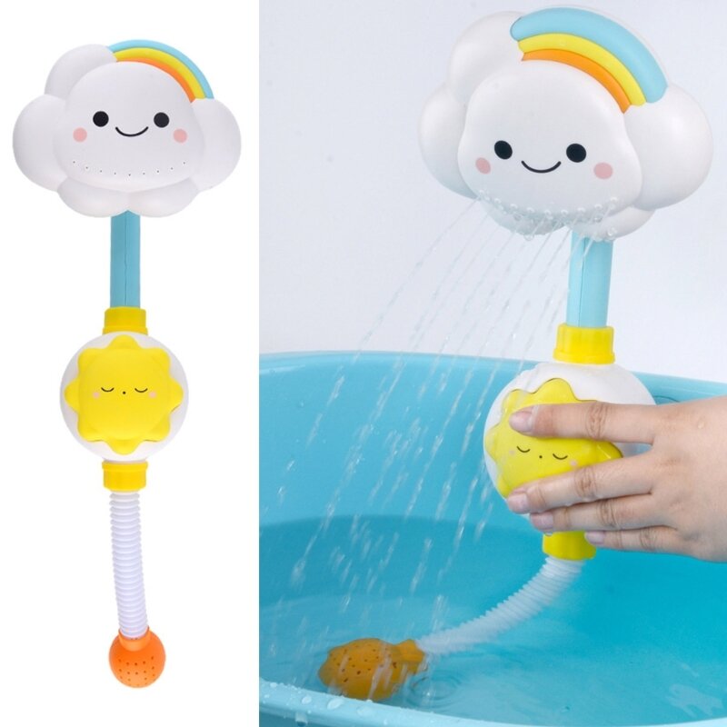 لعبة حمام الطفل للأطفال الصغار لعبة مياه حوض الاستحمام للأطفال هدايا لطيفة على شكل رأس دش