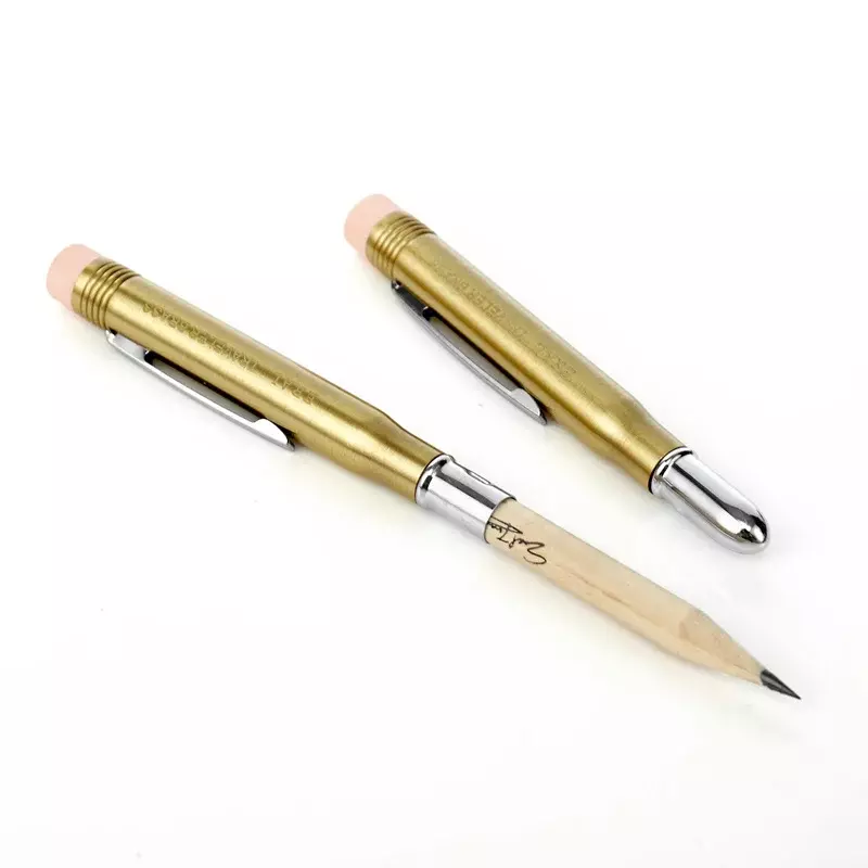 قلم رصاص معدني نحاسي Fromthenon ، مستلزمات مكتبية, قلم رصاص نحاسي للسفر ، سلسلة أدوات مكتبية للسفر ، أقلام دعائم للمدرسة