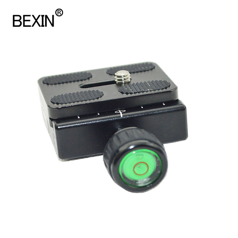 BEXIN QR50 كرة ثلاثية رئيس محول تركيب pu50 RRS سريعة النار الإفراج السريع كليب لوحة المشبك ل Arca السويسري dslr كاميرا ballhead