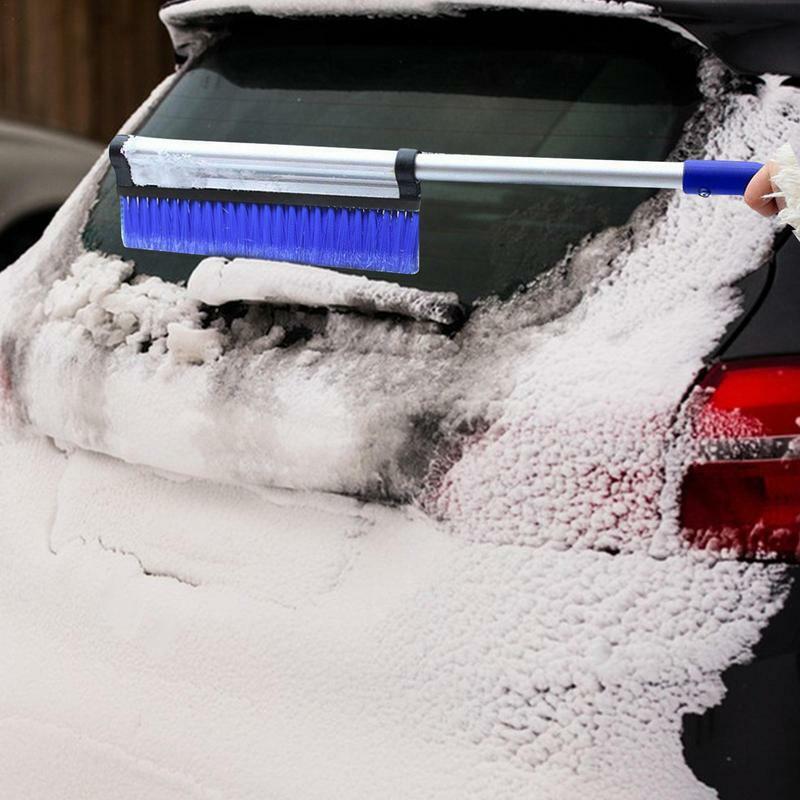 الشتاء قابل للسحب فرشاة الثلج ، انفصال سيارة الثلوج كنس مجرفة ، فرشاة تنظيف السيارات ، مزيل مكشطة الجليد