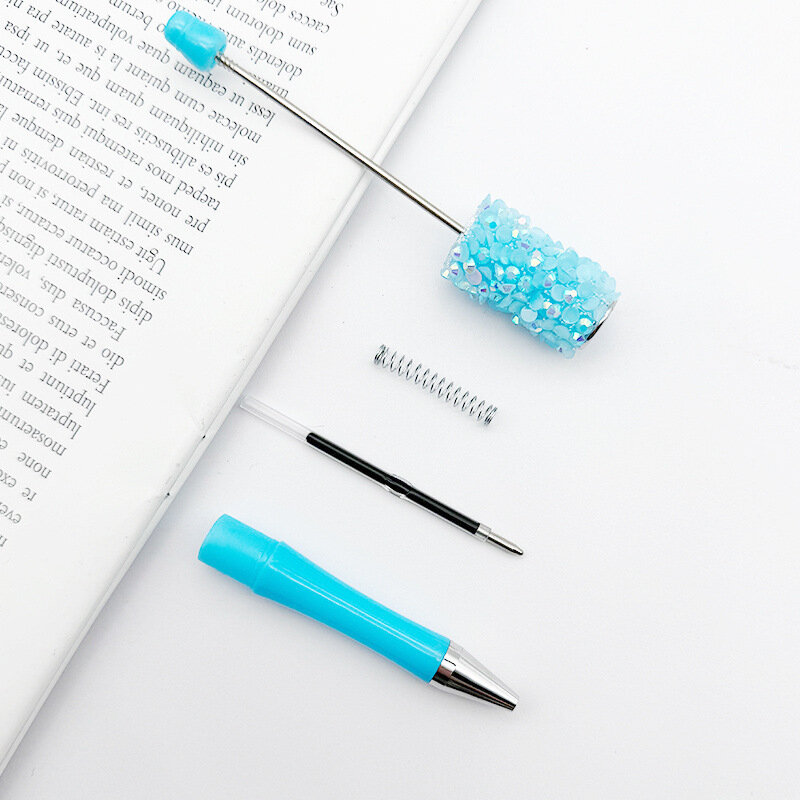 أقلام حبر جاف سهلة الاستخدام ، قلم ماسي ، أدوات مكتبية للطلاب ، قلم كتابة للمدرسة واللوازم المكتبية ، 24 حبة