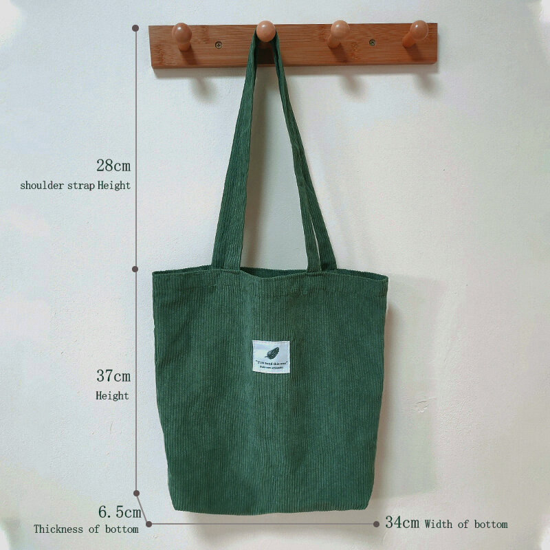 حقائب اليد القطنية للنساء حقيبة الكتف الإناث لينة التخزين البيئي قابلة لإعادة الاستخدام الفتيات حقيبة يد صغيرة وكبيرة المتسوق حمل