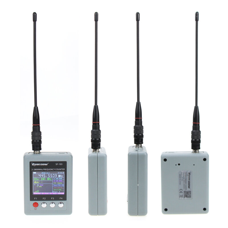 جهاز اختبار رقمي للإشارة SURECOM-SF-103 DMR ، SF103 ، 2MHz-200MHz ، 27MHz ، 3000MHz ، جهاز فك التشفير ، التردد المحمول ، CTCCSS ، DCS ، جهاز اختبار