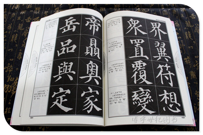 دورة تدريبية كاملة للخط الصيني ، يان تشينلي ستيل ، معبد دوباو ، مجلدين