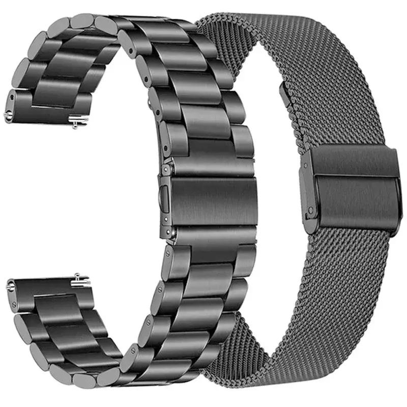 الفولاذ المقاوم للصدأ سوار ساعة حزام ، المعادن Correa معصمه ، ساعة HAYLOU R8 Smartwatch الفرقة ، 22 مللي متر
