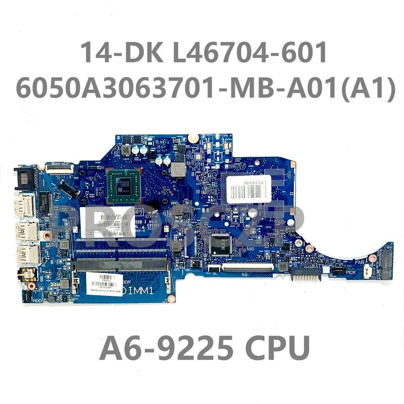 لوحة أم للكمبيوتر المحمول ، لوحة رئيسية مع CPU ، من من من من من من نوع 6050a3063701mb-a01 (A1)