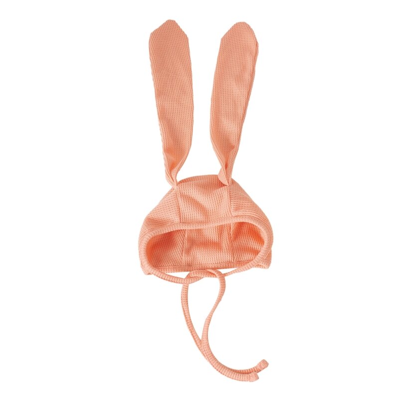 Y1UB أرنب الأذن قبعة لطيف غطاء قابل للتعديل ملحق الرضع أطفال بنات بنين تأثيري الدعامة