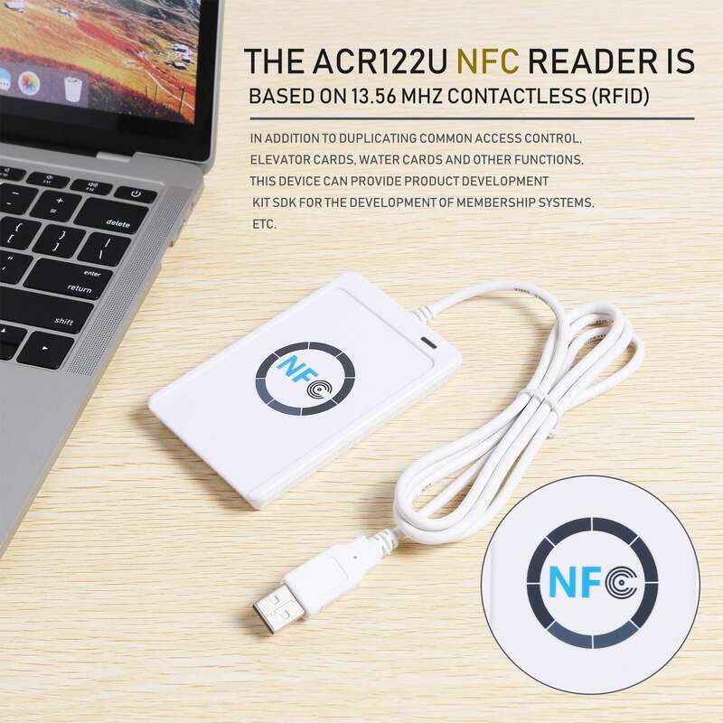 USB NFC قارئ بطاقة الكاتب ACR122U-A9 الصين الاتصال قارئ بطاقة التعريف بالإشارات الراديوية ويندوز اللاسلكية NFC