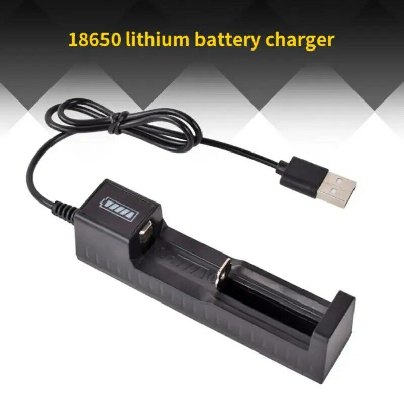شاحن بطارية USB ذكي شامل ، محول شحن بطاريات الليثيوم مع ضوء المؤشر ، 1 إلى 10