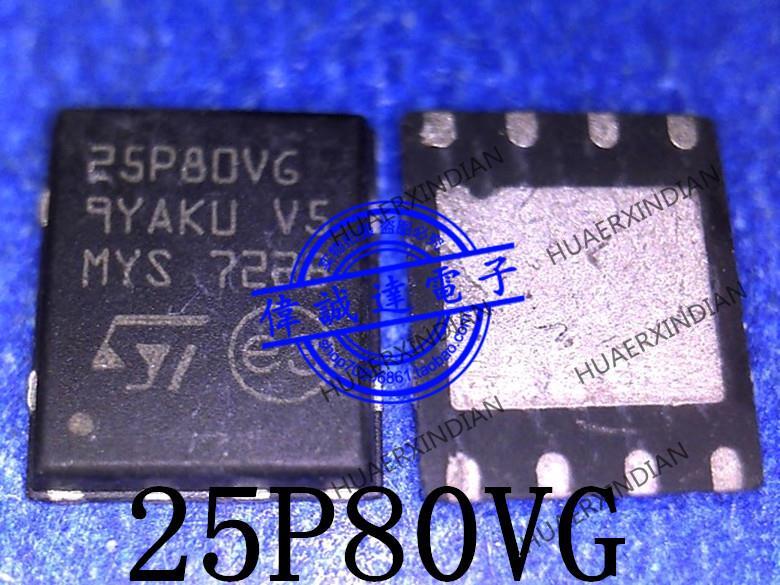 جديد الأصلي M25P80-VMP6TG الطباعة 25P80VG 25P80V6 QFN8 في الأوراق المالية