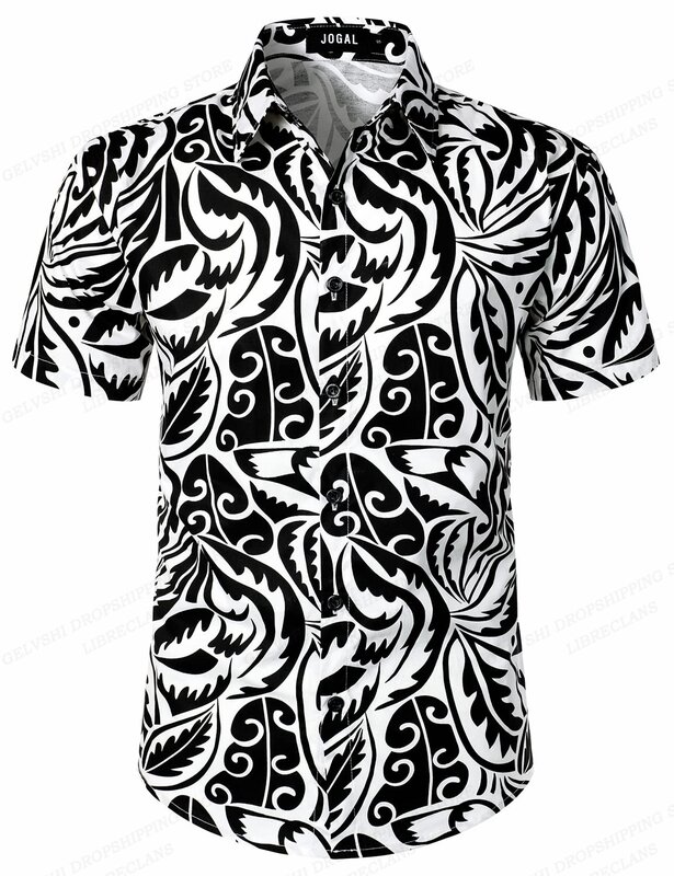 هاواي الرجال قمصان هاواي الأزهار ، ملابس رجالية ، مهنة كوبية ، طية صدر السترة الشارع ، قمصان الشاطئ ، التخييم ، صيد الأسماك ، Y2k ، بلوزة استوائية