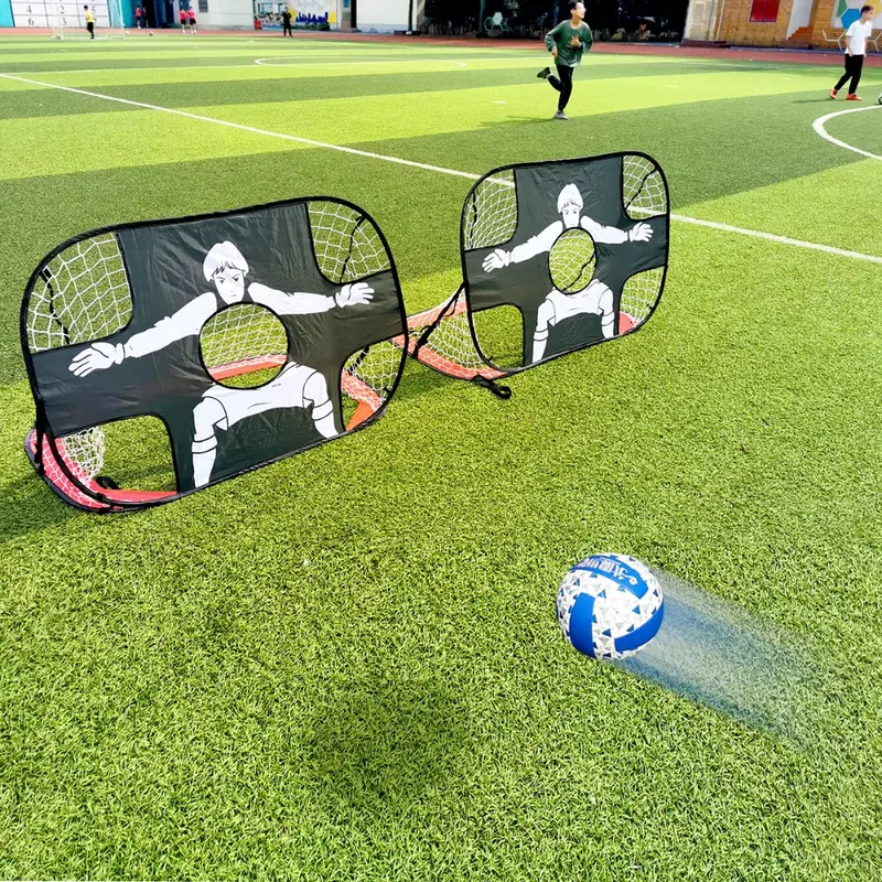 مرمى كرة قدم محمول قابل للطي للأطفال ، شبكة تدريب صغيرة ، شبكة هدف ، داخلي وخارجي ، لعبة كرة قدم متحركة