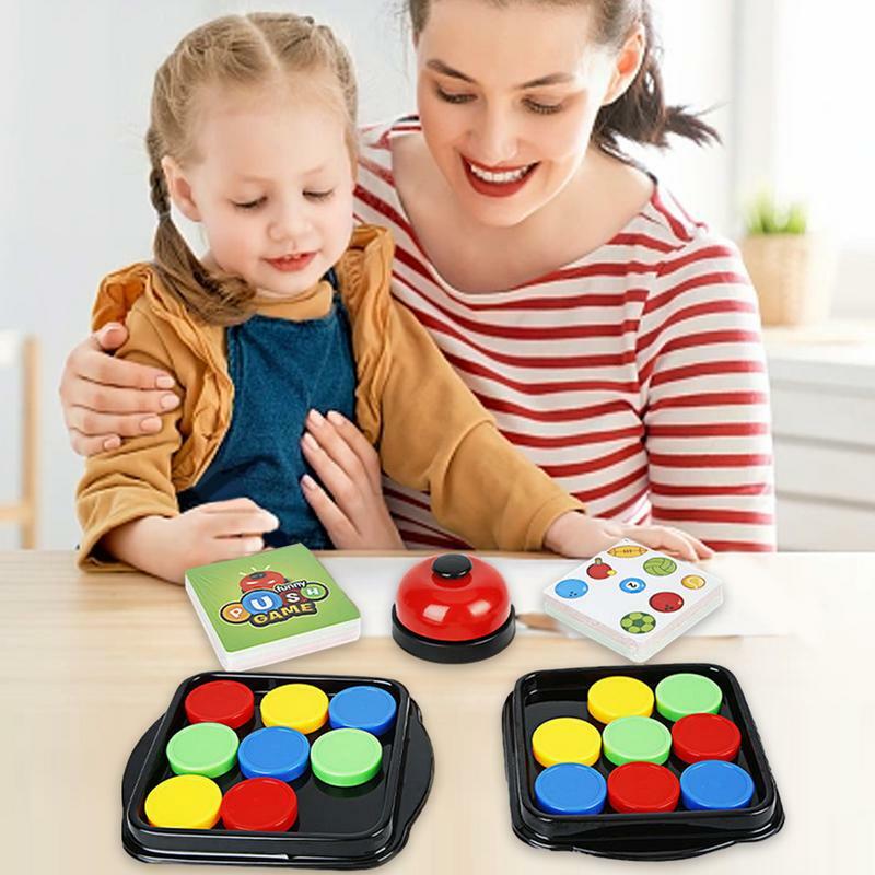 لعبة طاولة التعليم المبكر ، لغز مطابقة الألوان ، متعة معركة لاعبين ، ألعاب لـ 3 أولاد وبنات