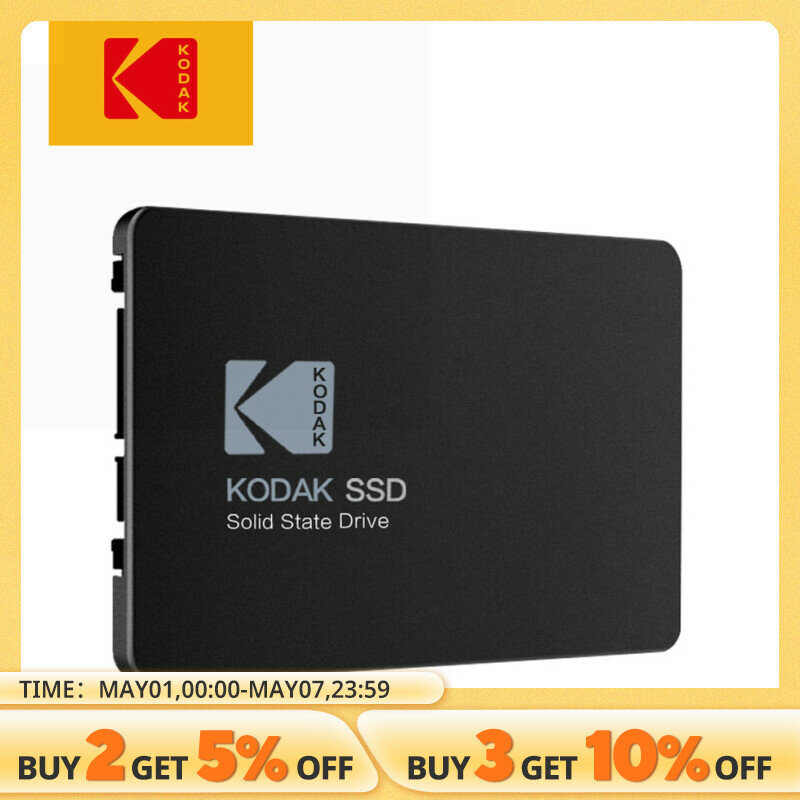 قرص كومبيوتر محمول Kodak xPro SSD HDD 2.5 ، SSD 120GB 1 من من من من نوع Kodak ، قرص HD SATA