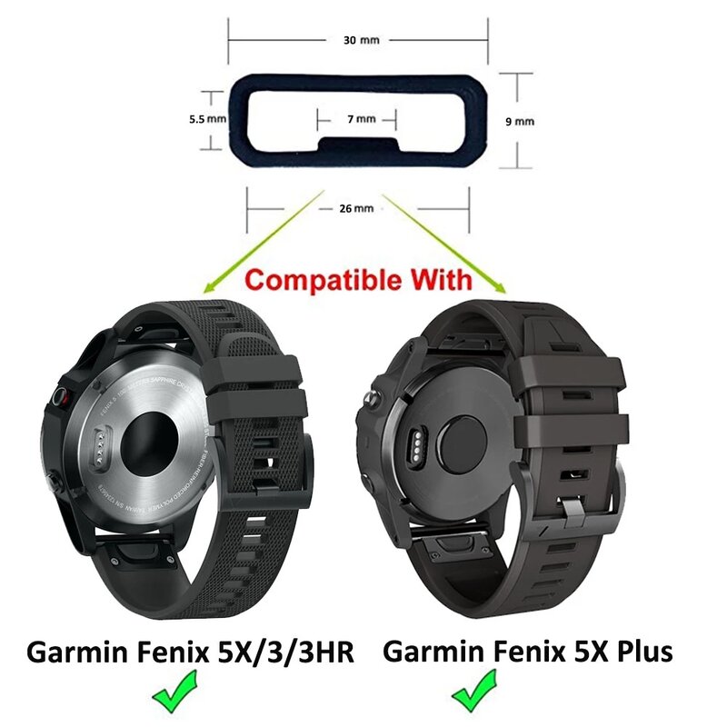 سيليكون حزام حارس ل Garmin Fenix7 7X 6X 6 5x5 5s 6S 7S حزام المطاط حلقة Forerunner 935/645 إبزيم ساعة اكسسوارات