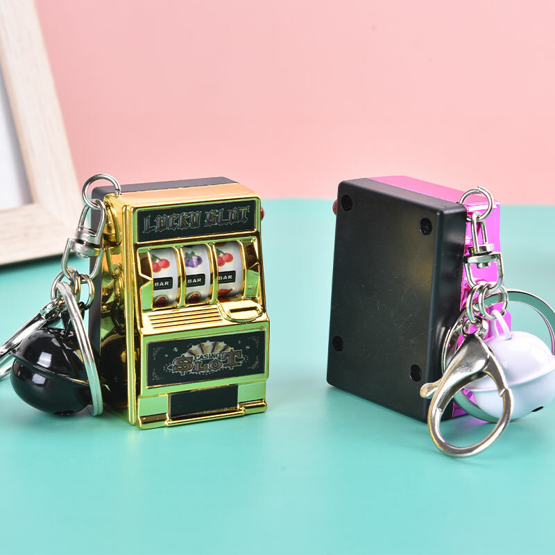 محظوظ الفوز بالجائزة الكبرى آلة فتحة الفاكهة الصغيرة متعة عيد ميلاد سلسلة مفاتيح هدية الاطفال لعبة تعليمية ألعاب تعمل بالعملة آلة القمار