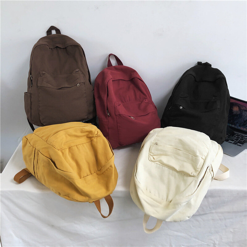 حقيبة ظهر قماشية قابلة للطي ، حقيبة حمل قطنية ، طباعة مخصصة ، مصنعي Oem