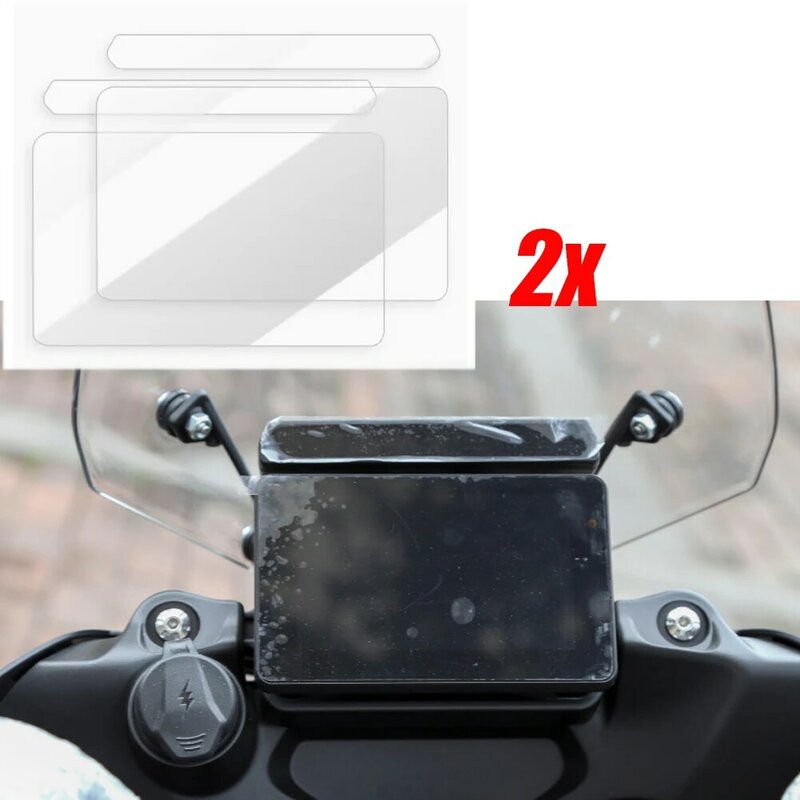 واقي شاشة مضاد للخدش من البولي يوريثان لدراجة نارية ، واقي شاشة لدراجة benelli trk 702x ، trk702x ، trk702