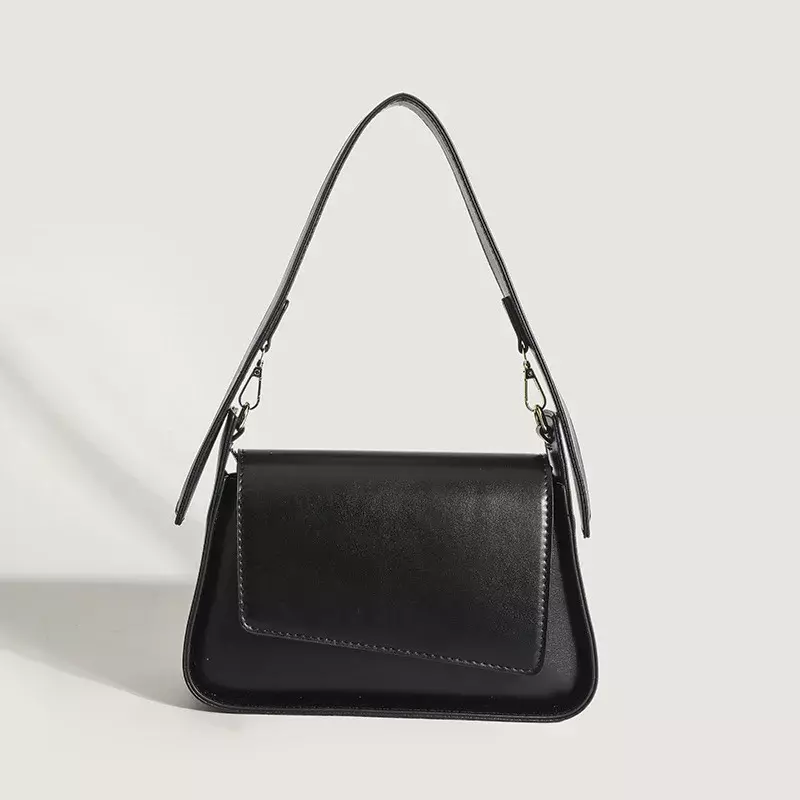 حقيبة كروس كتف واحدة للنساء ، تنقل ، تصميم ريترو ، لون سادة ، موضة راقية ، منتج جديد ، 2024