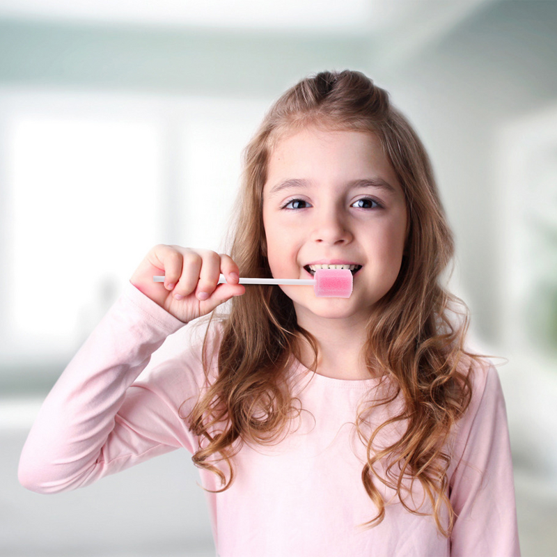مسحات تنظيف أسنان للاستعمال مرة واحدة ، عناية عملية ، إسفنجة تنظيف الفم ، صوفي