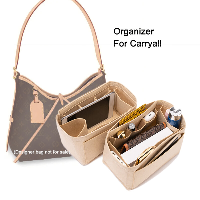 ل CarryALL PM مم شعر مقسم حقيبة ، قبول تصميم شكل حجم مخصص ، حقيبة محفظة إدراج ، بطانة حامي ، حقيبة يد حمل المشكل